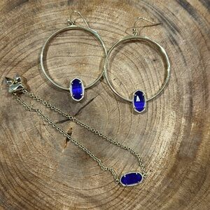 Kendra Scott set in Cobalt Blue/Gold